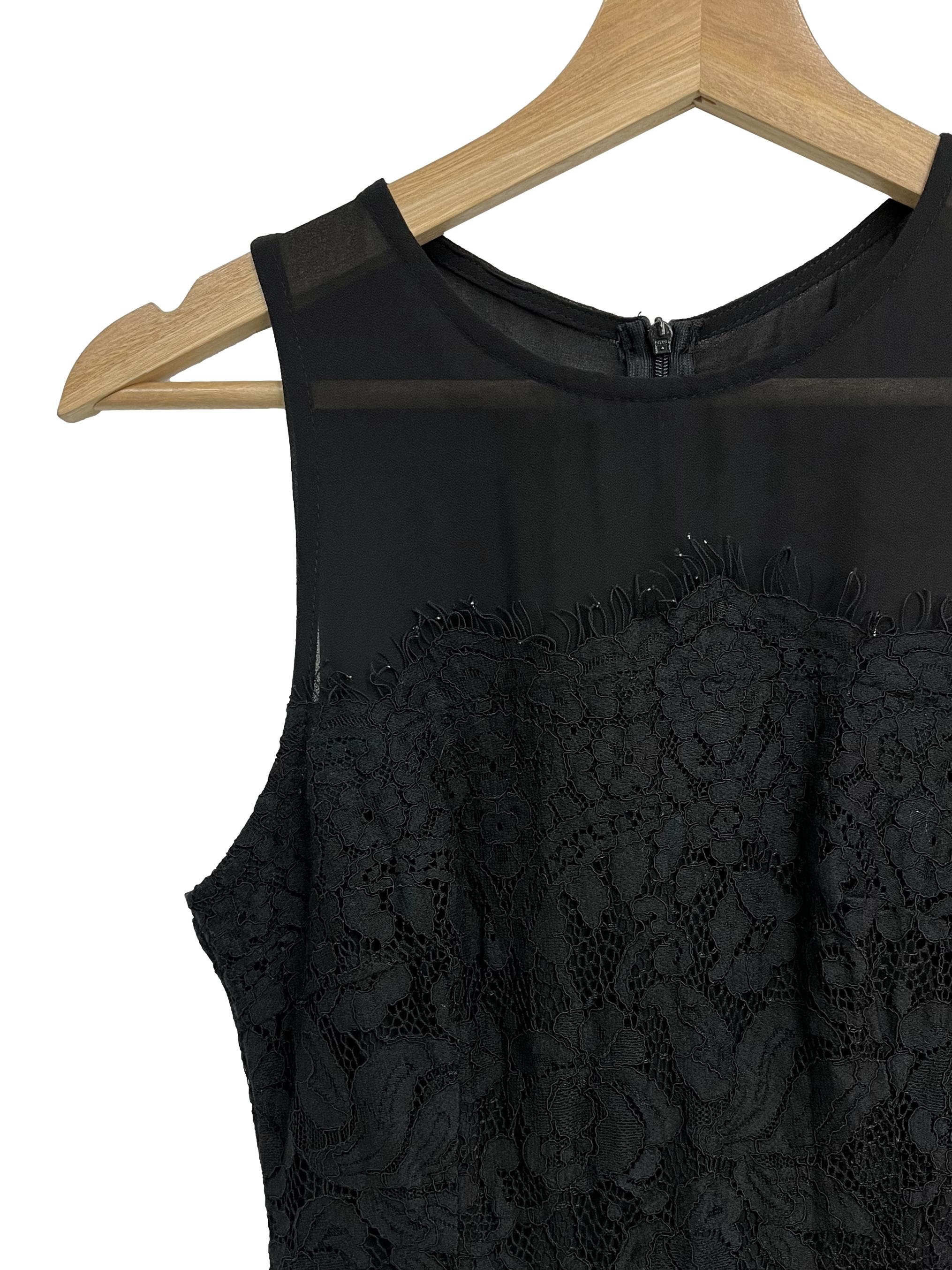 Black Lace Sheath Dress TTR