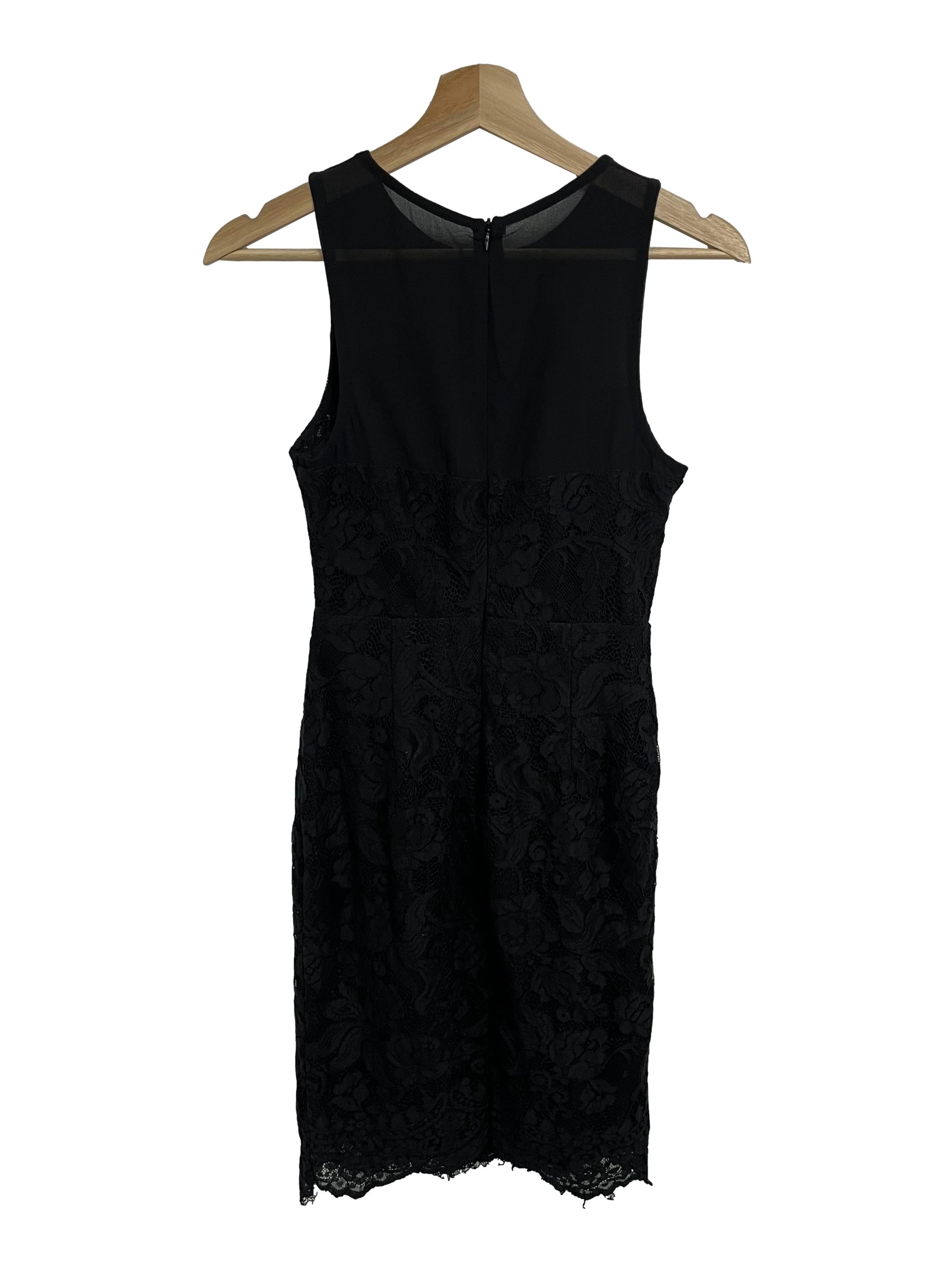 Black Lace Sheath Dress TTR