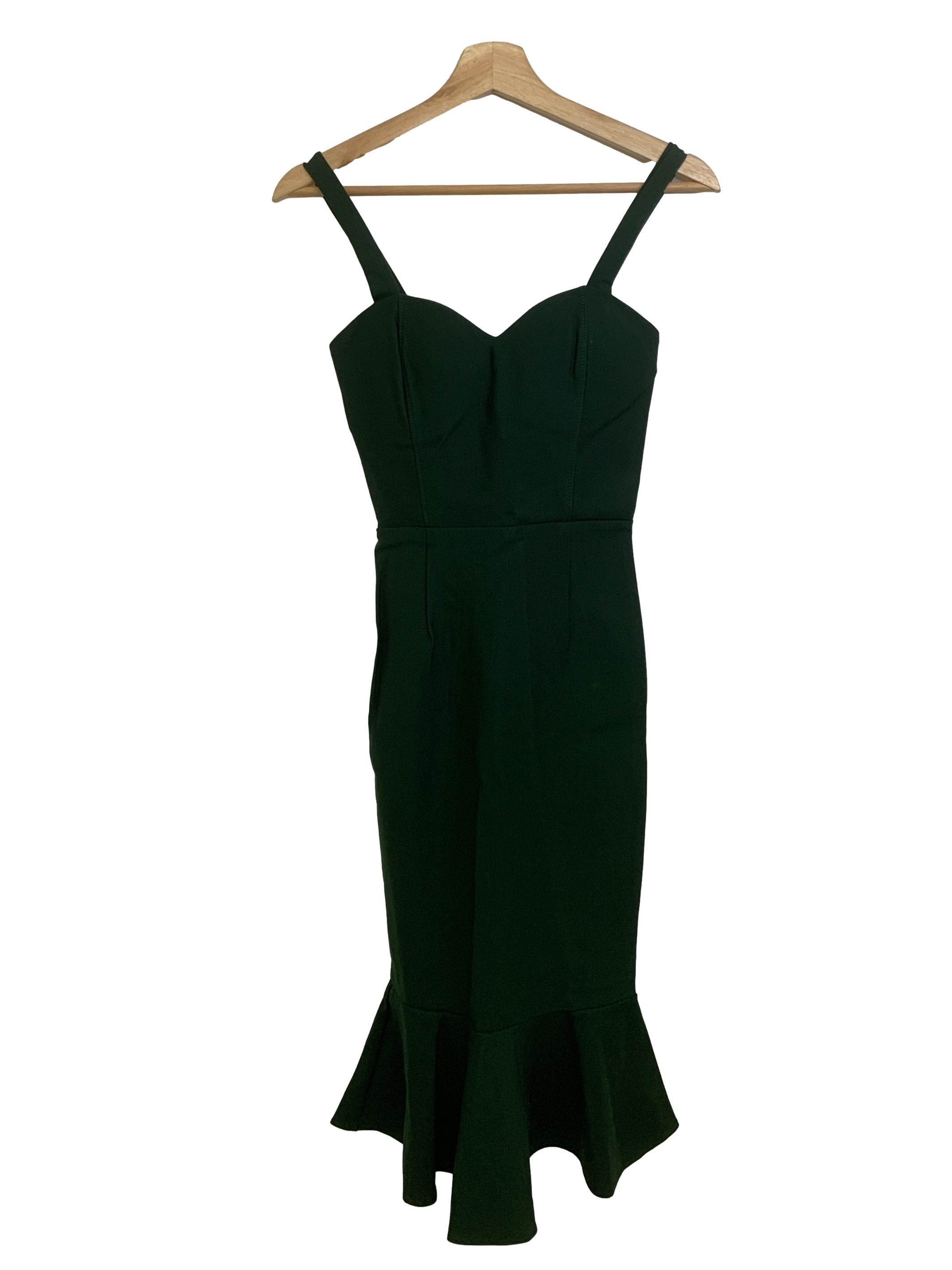 Forest Green Mermaid Dress