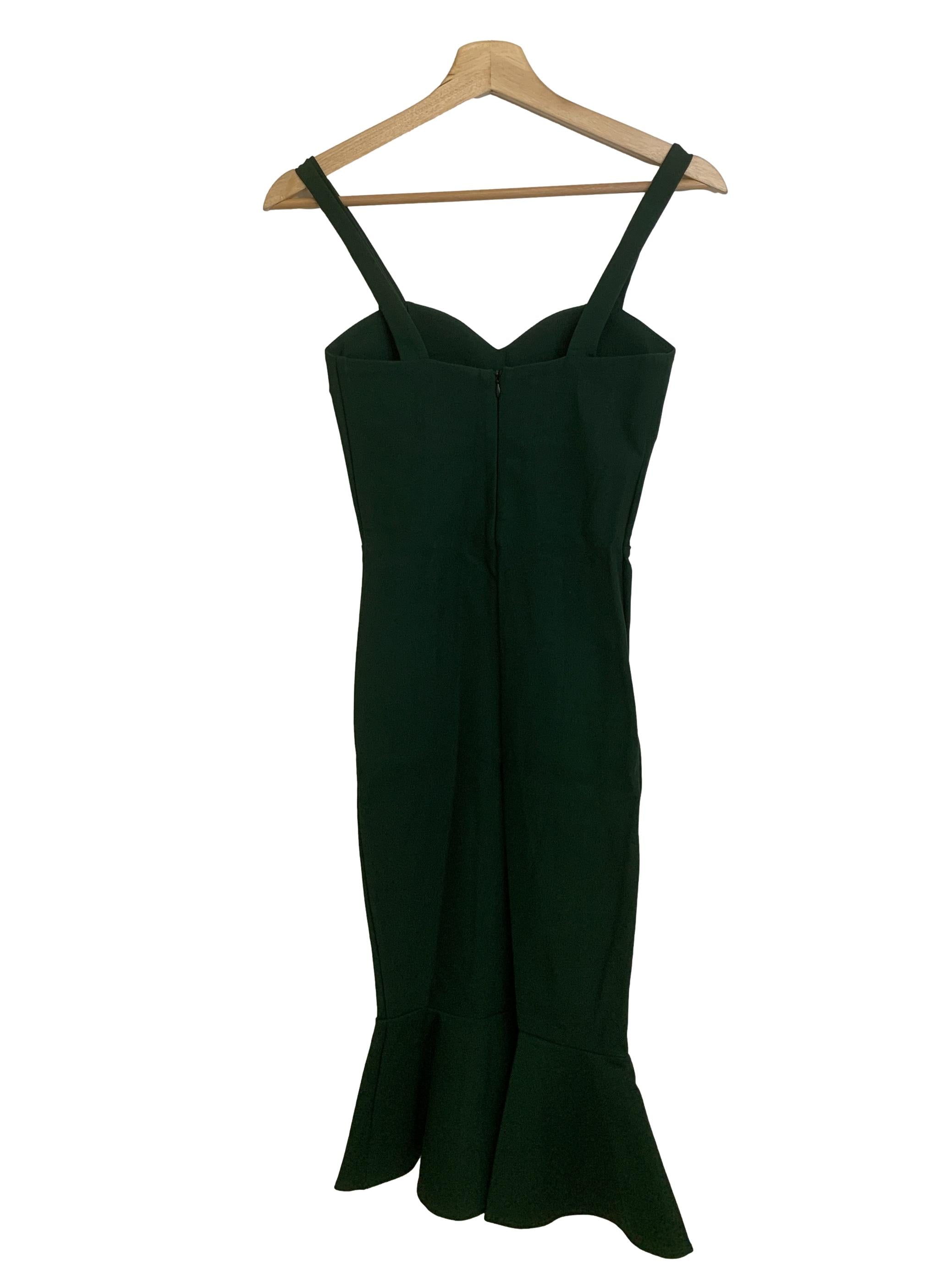 Forest Green Mermaid Dress