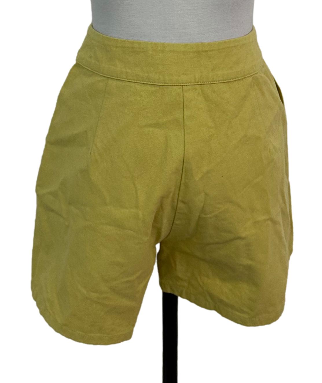Corn Yellow High Waist Shorts OSN