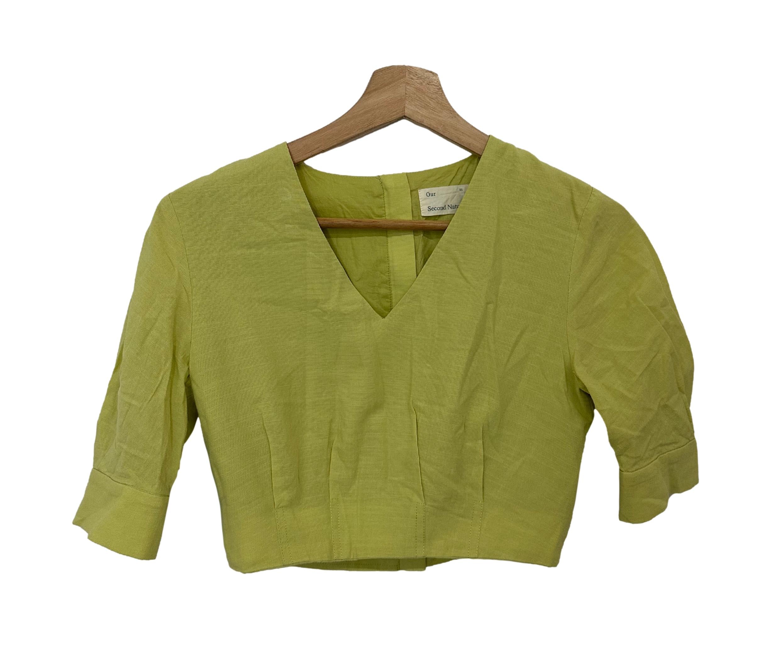 Pear Green Crop Top OSN