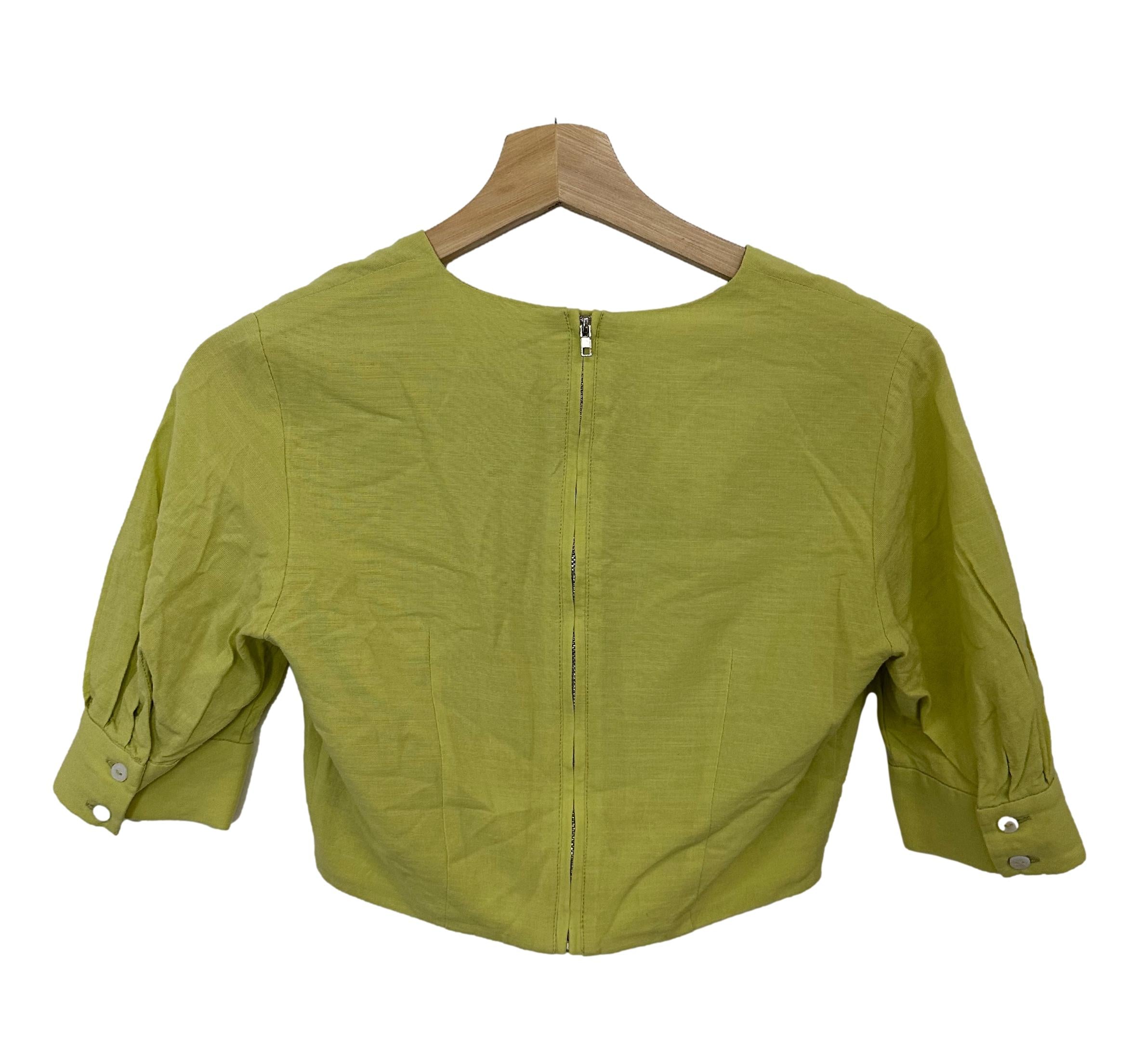 Pear Green Crop Top OSN