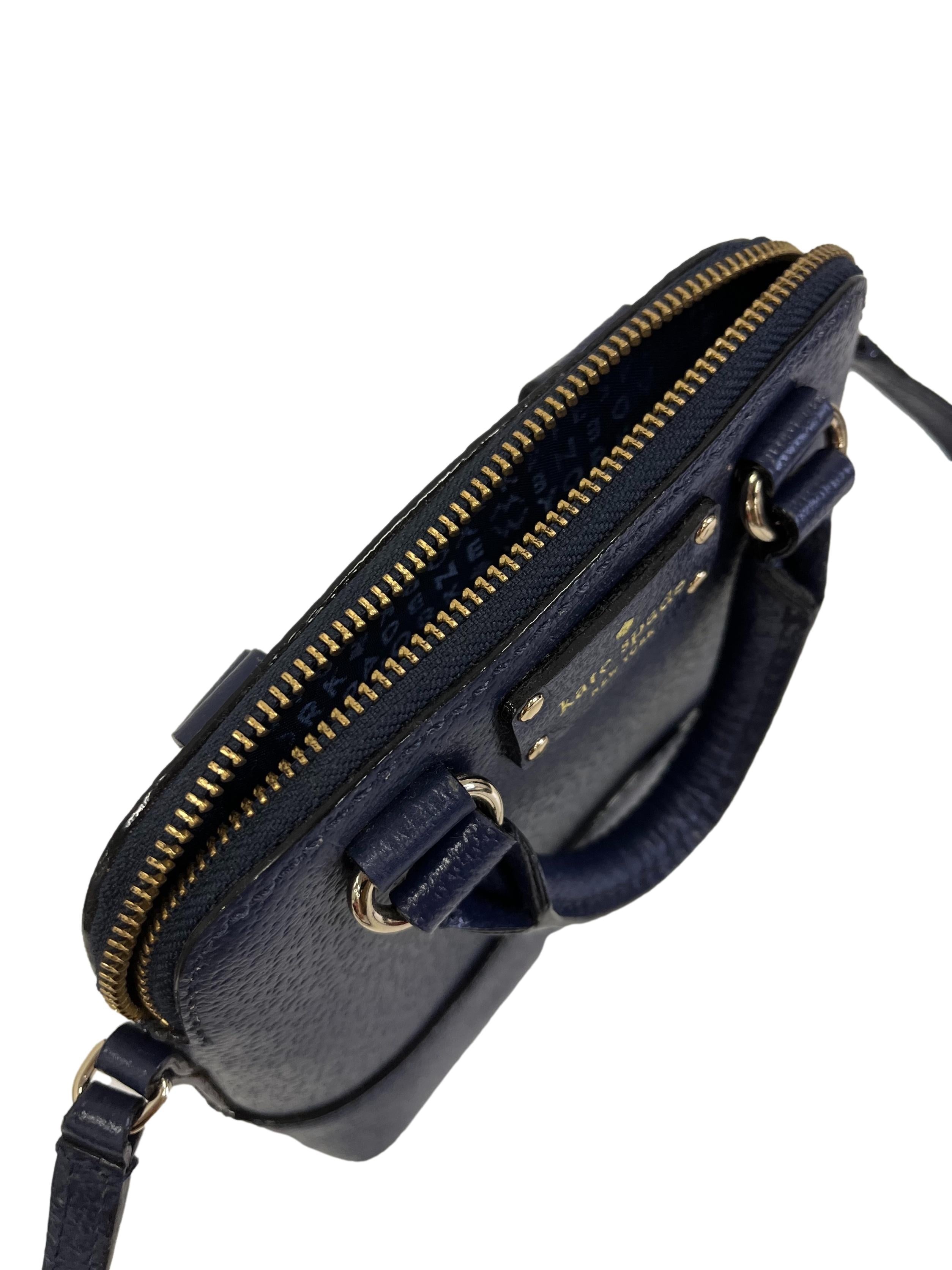 Navy Wellesley Mini Rachelle Crossbody Handbag