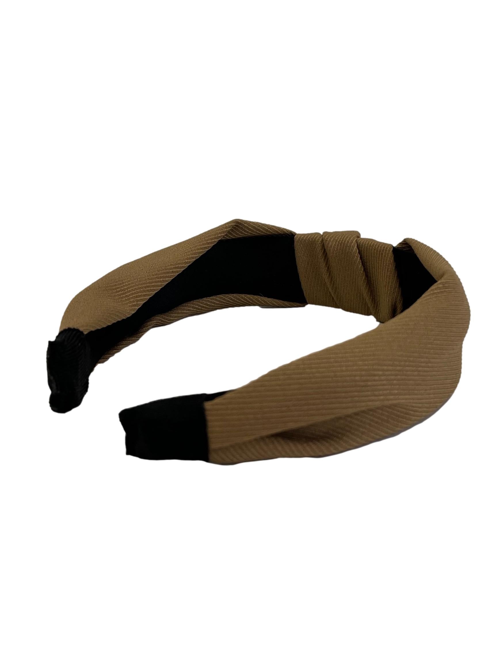 Tan Brown Knot Headband