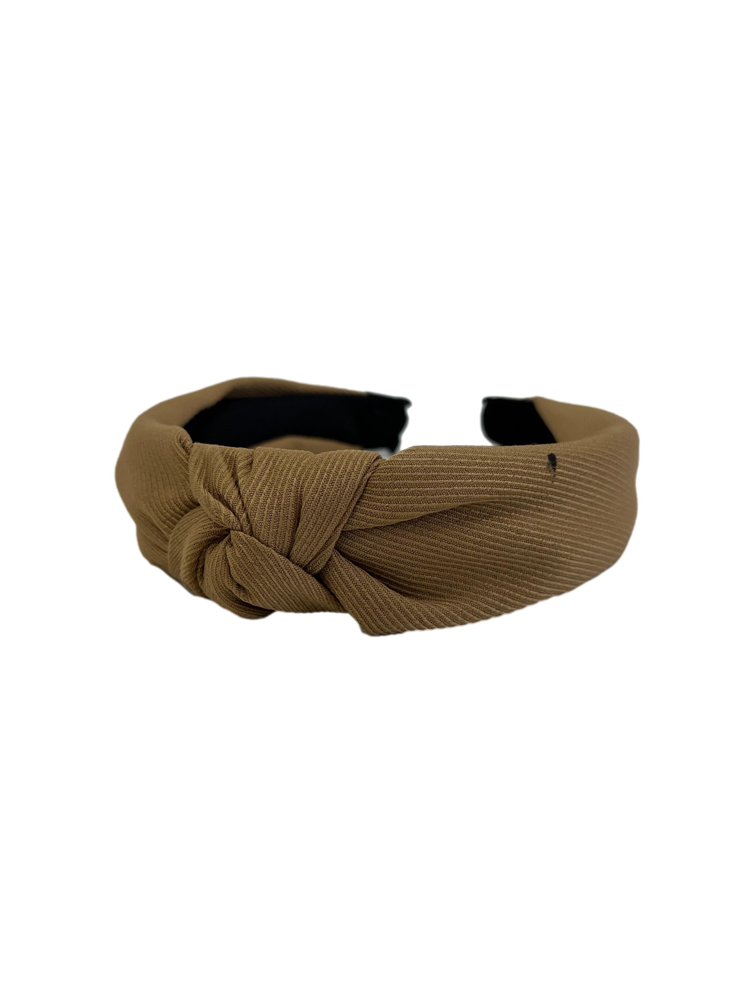 Tan Brown Knot Headband