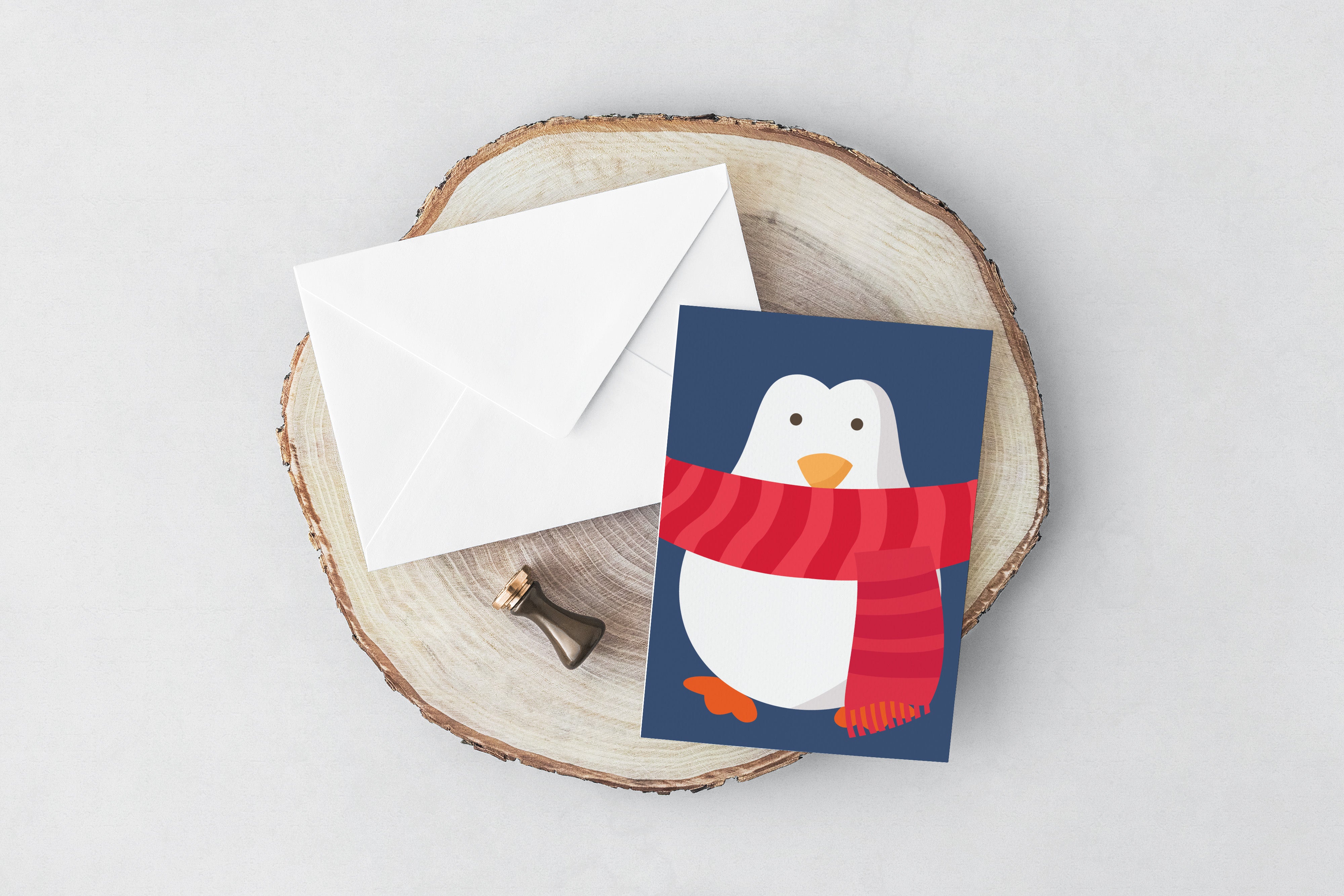 Penguin Card (Greeting Card, Xmas Special) - LM