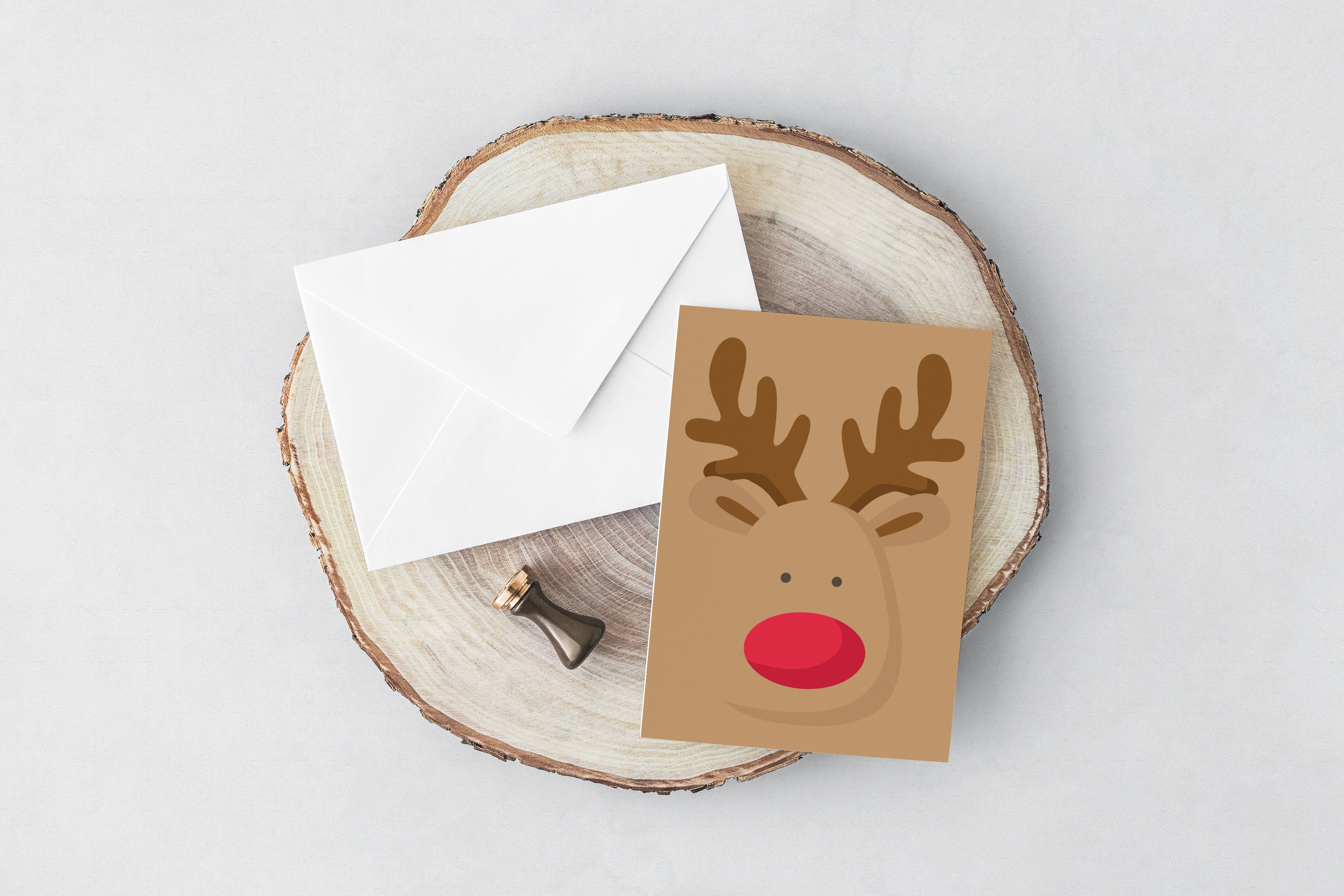 Reindeer Card (Greeting Card, Xmas Special) - LM
