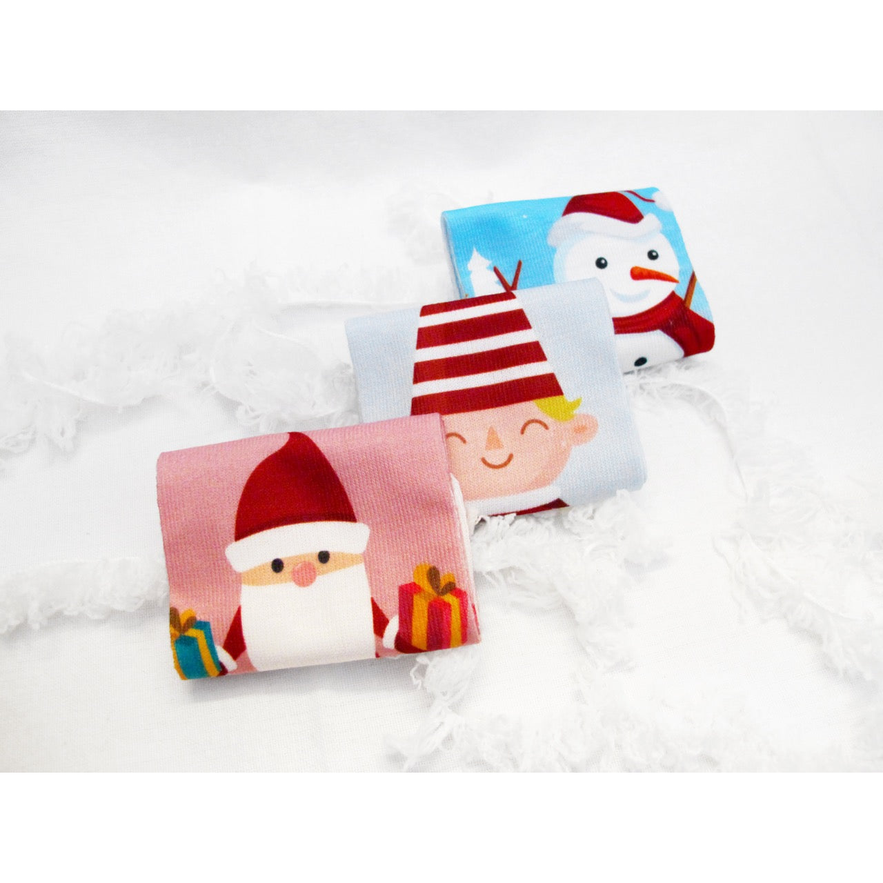 Socks Set C - Santa-Elf-Snowman (Xmas Special)