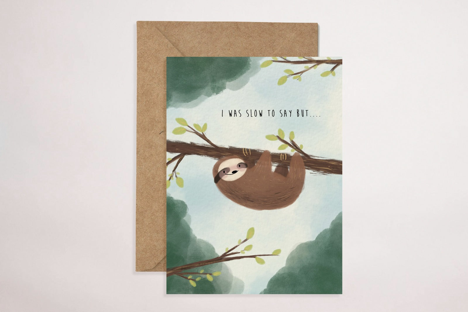 Sloth (Greeting Card) - LM